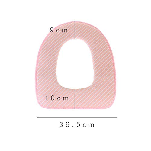 Xinxinchaoshi WC Sitzbezüge WC-Sitzkissen verdicken WC-Sitzkissen-Auflage-warme Kleber Knopf Sitz Washer-Toiletten-Trainings-Sitzabdeckung Toilettensitzabdeckung – Bild 3