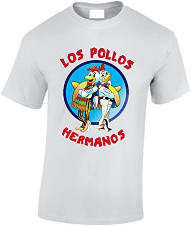 Crown Designs Los Pollos Hermanos Crime Lord TV Show Inspired for Men & Teenagers T-Shirts Tops