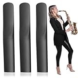 3PCS Plastic Reeds for Clarinet, Strength 2.5, Resin Saxophone Mouthpiece Reeds for Beginners, Students, Educators, Music Lovers