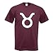 Stier Sternzeichen T-Shirt Motiv Bedruckt Funshirt Design Print