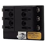 Bussmann BP/15600-06-20 Six Position ATC Fuse Panel (20A Per Position (95A max/panel), 32V Max), 1 Pack