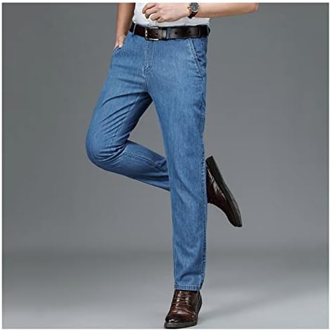 Summer Thin 100% Cotton Men Jeans 