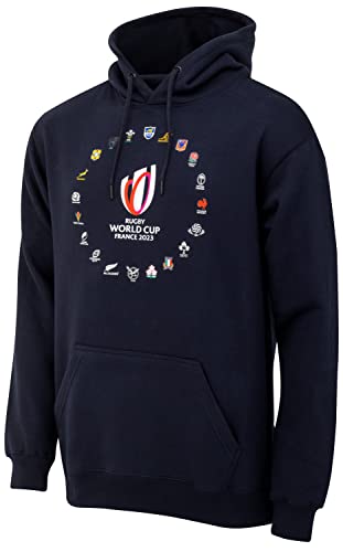 Rugby World Cup Sweat RWC 20 Nations - Collection Officielle Coupe du Monde de Rugby 2023 - Taille XXL
