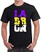 tees geek LaBRON Basketball Men's T-Shirt - (Medium) - Black