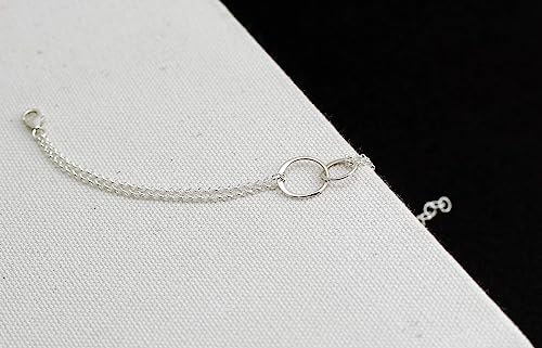 Bonus Sister Bracelet • Two Connected Circles • 925 Sterling Silver • Sister in law • Bride or Groom Sister • Adopted • Stepsister Best Friend • Friendship Love Gift • Appreciation Gratitude Jewelry4