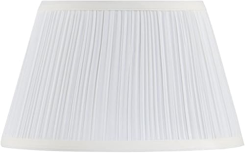 Aspen Creative 59201, Empire Uno - Persiana de lámpara, color blanco roto, 7-910 pulgadas superior x 11-810 pulgadas inferior x 7-12 pulgadas altura