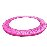 Nicedeal Trampoline Cloth Cover 32 Inch Mini Fitness Trampoline Skirt for Children Jumping Bed Rosy Trampoline Cover