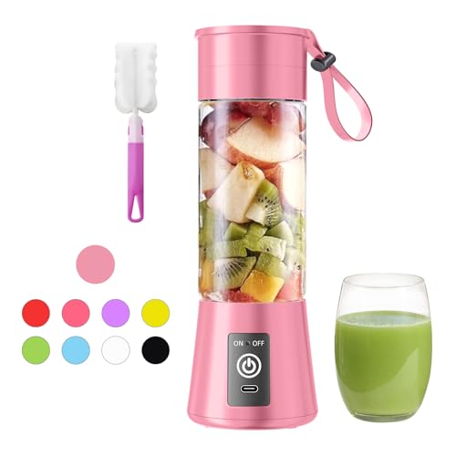 Image of Cordless Portable Personal Size Blender - 2026 Upgraded Smoothies Blender | 13 Oz BAP Free Traveling Juice Cup, 6 Stainless Steel Blades Freshly Squeezed Juice & Shakes in Picnic /Sports /Travel