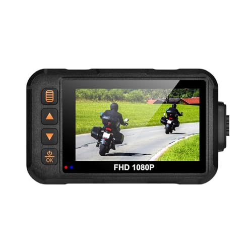 Cámara de Dash - de la motocicleta IPS con gran angular impermeable 1080p - Datos portátiles Grabadora oculta | Grabación de la cámara de 3 pulgadas para motocicleta y trasera, Halloween, pendaiso