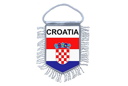 Akachafactory Gagliardetto Nazioni Croazia Auto Bandiera Bandierina