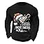 Christmas Wine Glass Print Waffle Sweatshirts for Men,Xmas