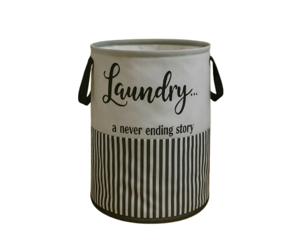 Laundry Bag/Laundry Basket/Clothes Storage Box/Storage Basket/Storage Bag, 45L (Grey) (grey)-image-42