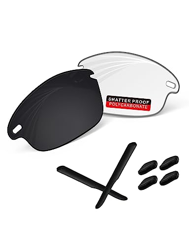 Image of PRO+ Polycarbonate Replacement Lenses & Rubber Kits for Oakley Fast Jacket Series Sunglasses