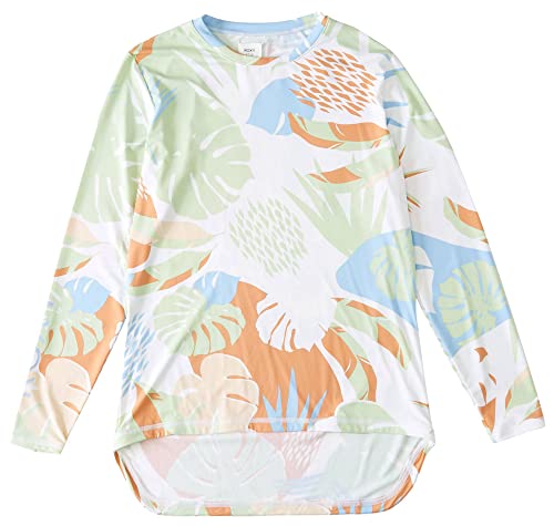 Roxy Sea Skippin LS Surf Shirt un t-shirt de surf haut de gamme en blanc