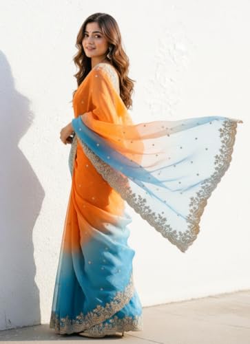 Image of Amazon Brand - Tavasya Women Saree
