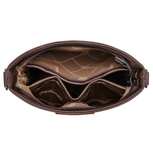 Image of Wrangler Crossbody Purses for Women Two Tone Crossbody Bags Women Purses and Handbags
