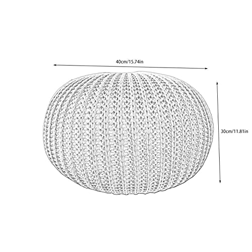 Pouf tissé à la main de qualité supérieure style moderne - 4