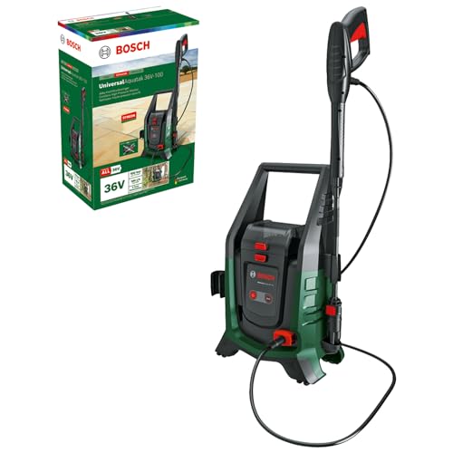 Bosch Nettoyeur haute-pression sans fil et mobile UniversalAquatak 36V-100 (Pour nettoyer chez soi ou ailleurs ; système 36 Volt ; jusqu'à 45 minutes...