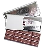 100ct Bars Silver Foil Wrapped 1.55oz Milk Chocolate Bar (100pcs)