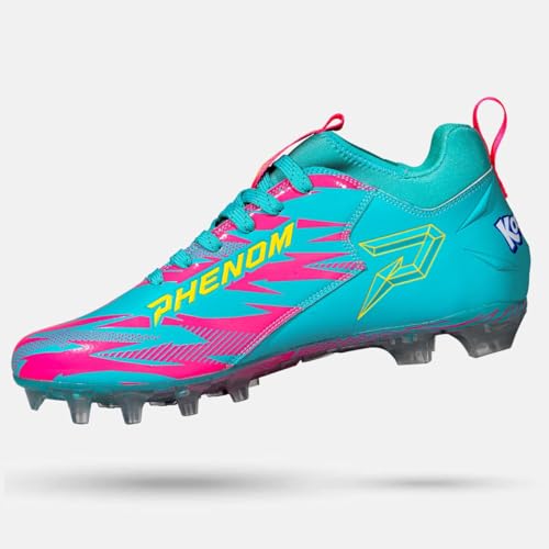 Phenom Elite Kool-Aid Sharkleberry Fin Football Cleats – Quantum Speed Lightweight, Traction, and Style for Football, Lacrosse, and Rugby4