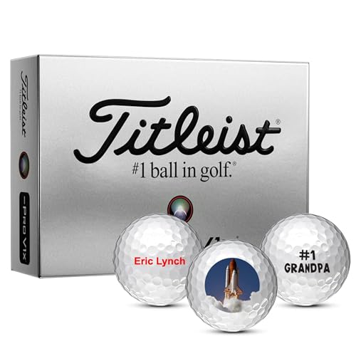 Titleist Pro V1x Left Dash Personalized Golf Balls - Logo, Custom