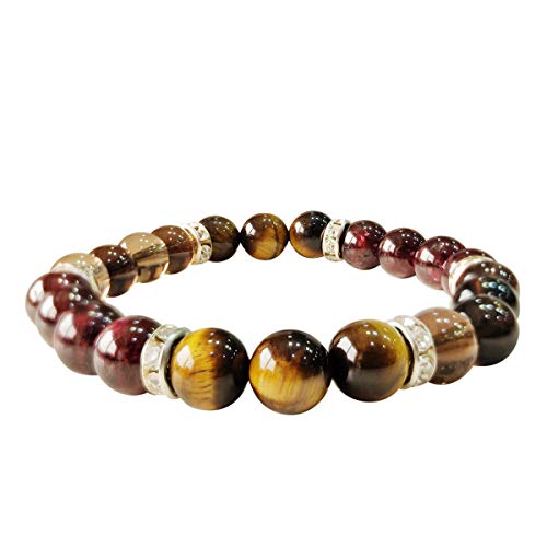 Image of Shubhanjali Crystal Elastic 8mm Stretch Customized Bracelet for Men and Women-(Standard,Multicolor)