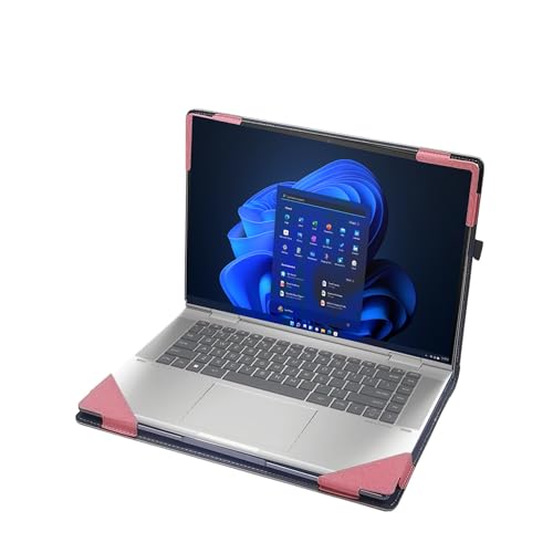Funda para Laptop Lenovo Yoga 9 14IMH9 2 en 1 Cuero PU Rosa miniatura 7