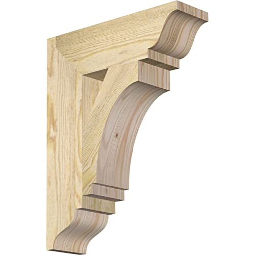4"W x 14"D x 18"H Imperial Traditional Rough Sawn Bracket, Douglas Fir