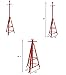 Stark USA Underhoist Tripod Stand 2 Ton Capacity High Lift Jack Stand Reach Under Hoist Stand High-Position Lift Range 4,000lbs Capacity, Red