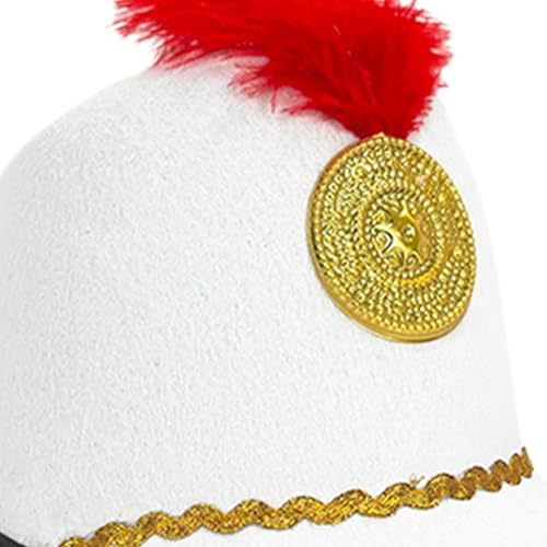 Generisch Sombrero de cascanueces de soldado – Accesorios de disfraz de cosplay para hombres | Cascanueces para Halloween, de otoño, de fotos, eventos, viajes, ceremonia diaria