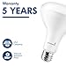Hyperikon BR30 LED Bulb Dimmable, 9W=65W Wide Flood, E26 Base, UL, Energy Star, Crystal White, 6 Pack