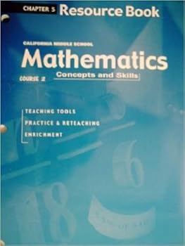Paperback Mcdougal Littell Concepts & Skills California Resource Book Course 2: Chapter 5 Book