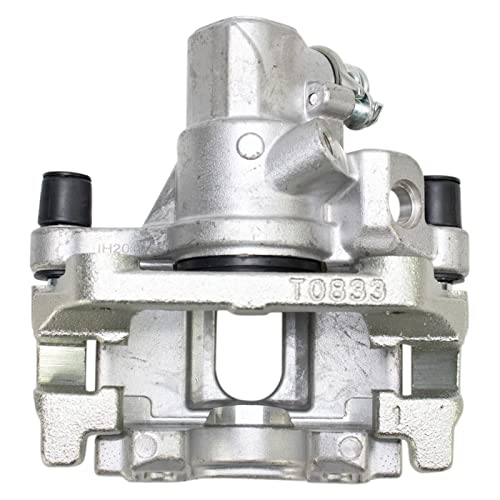 Image of TRQ Rear Brake Pad and Rotor Set Ceramic Rotors Calipers Hoses Compatible with 2012-2016 Ford Focus