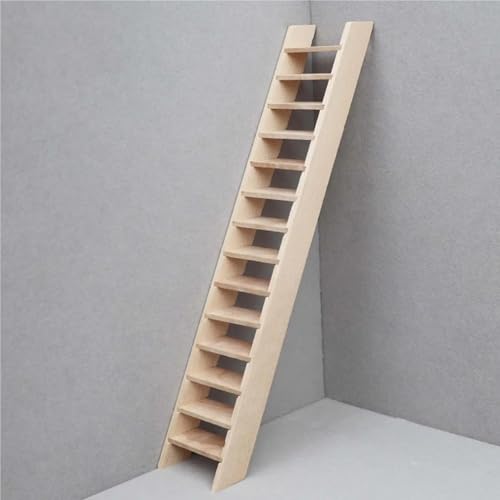Modèle d'Escalier Miniature et Mini Échelles en Bois Décoration Jeu - 3
