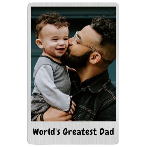Casmyuni Personalized Wallet Insert with Picture Custom Photo Wallet Card Customized Gift for Him