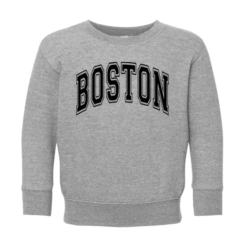Arch Boston Kids Sweatshirt Toddler 2T Heather Grey