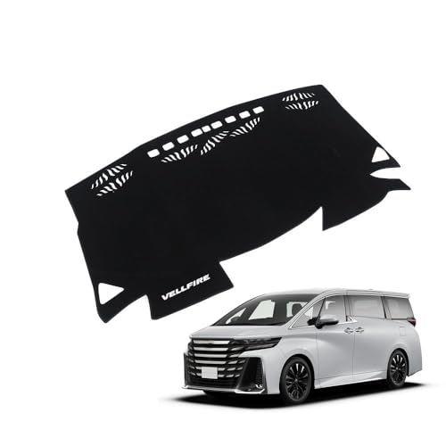 FOR 新型 ヴェルファイア 30系 ダッシュボードマット ダッシュマット ロゴ付き ポリエステル素材 内装 カスタムパーツ ェルファイア アアクセサリー