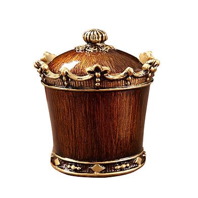 Soporte decorativo para palillos de dientes con tapa, tarro de almacenamiento vintage