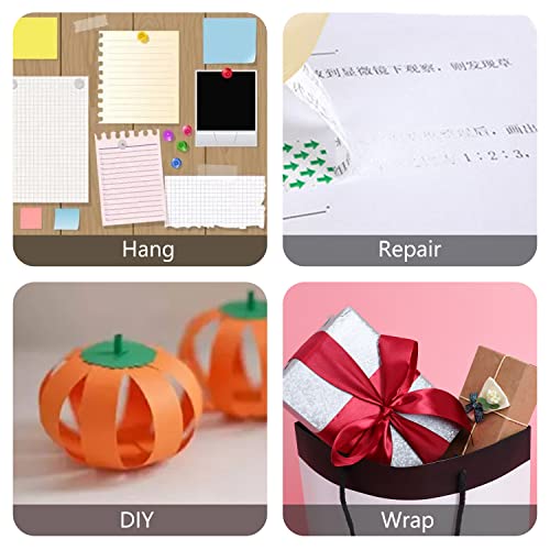 16 Rolls Transparent Tape Refills Clear Tape, 3/4-Inch X 1000 Inch Transparent Glossy Tape Gift Wrapping Clear Tape For Office, Home, School #TOP2