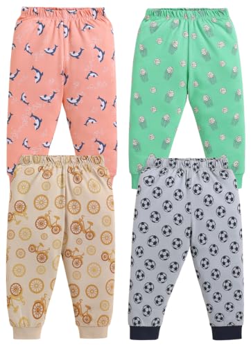 Image of LuvLap Baby Boys & Girls 100% Cotton Pyjama Pack of 4
