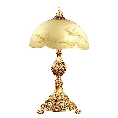 Image of PATIKIL 1 inch Tall Brass Lamp Finials Cap Knob, 2 Set Lamp Screw Holder Tapped 1 /4-27 for Table and Floor Lamp Shade Decoration, Gold Tone