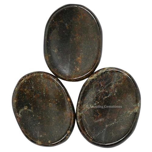 Labradorite Crystal Worry Stones for Anxiety - Thumb Worry Stone for Stress Meditation, Anxiety Relief Items Healing Stones and Crystals