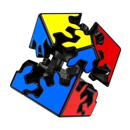 Image of QiYi Gear 2x2 Tiled Speed Cube | Innovative Cogwheel Mechanism & Smooth Turning | Durable Stickerless Tiled Design, 57mm Compact 2x2x2 Gear Puzzle