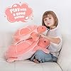 Dalmao 20 Inch Pink Sea Turtle Stuffed Animals Soft Plush Toys Body Pillows Ocean Turtle Plushies, Gifts for Kids Boys, Girls, Girlfriend, Birthday #4