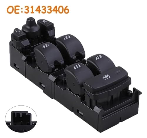 Commande de vitre conducteur Volvo premium bouton lève vitre ajustement 31433406 - 2