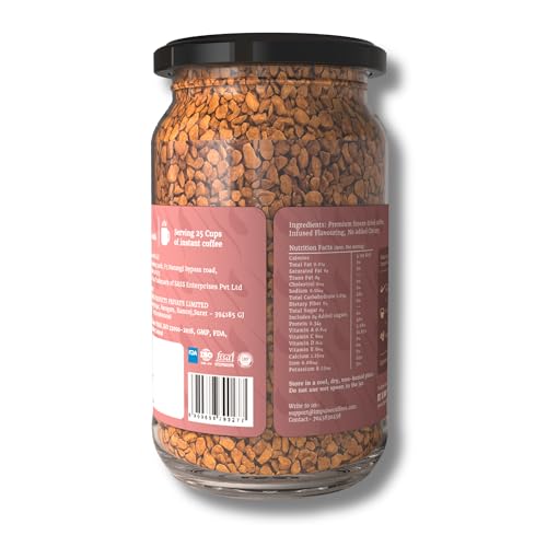 Image of Impulse Coffees Vichaar Over Vanilla | Vanilla Instant Coffee Powder | Ideal For Hot & Cold Coffee | Coffee Powder In Fresh | Smooth Medium Roast | Coffee Vanila Flavour | Jar Packed | 50 Gms