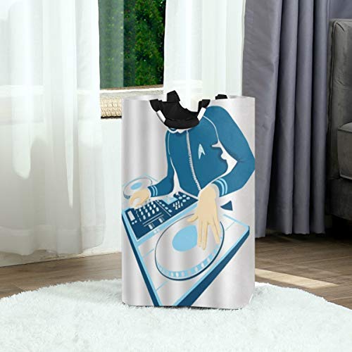 Wäschesack,Vulcan Dj 3D lebendiger Druck,Großer faltbarer Wäschekorb,zusammenklappbarer Wäschekorb,zusammenklappbarer Waschvorratsbehälter