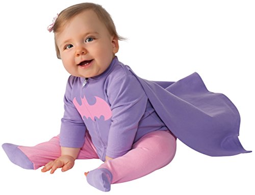 Rubie's Baby Girl's DC Comics Superhero Style Baby Batgirl Costume, Multi, 0-6 Months