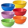vancasso Bonita 12 Oz Small Dessert Bowls Set of 6 Ceramic Dipping Bowls 5 Inch Ice Cream Bowls for Kids Mini Snack Bowls Dishwasher Microwave Safe Multicolor