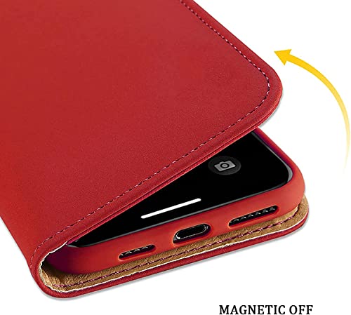 Étui en cuir véritable pour iPhone 12 Pro Max luxe et protection antichoc